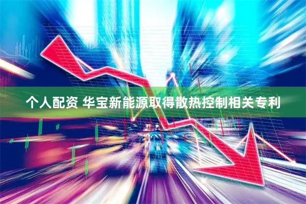 个人配资 华宝新能源取得散热控制相关专利